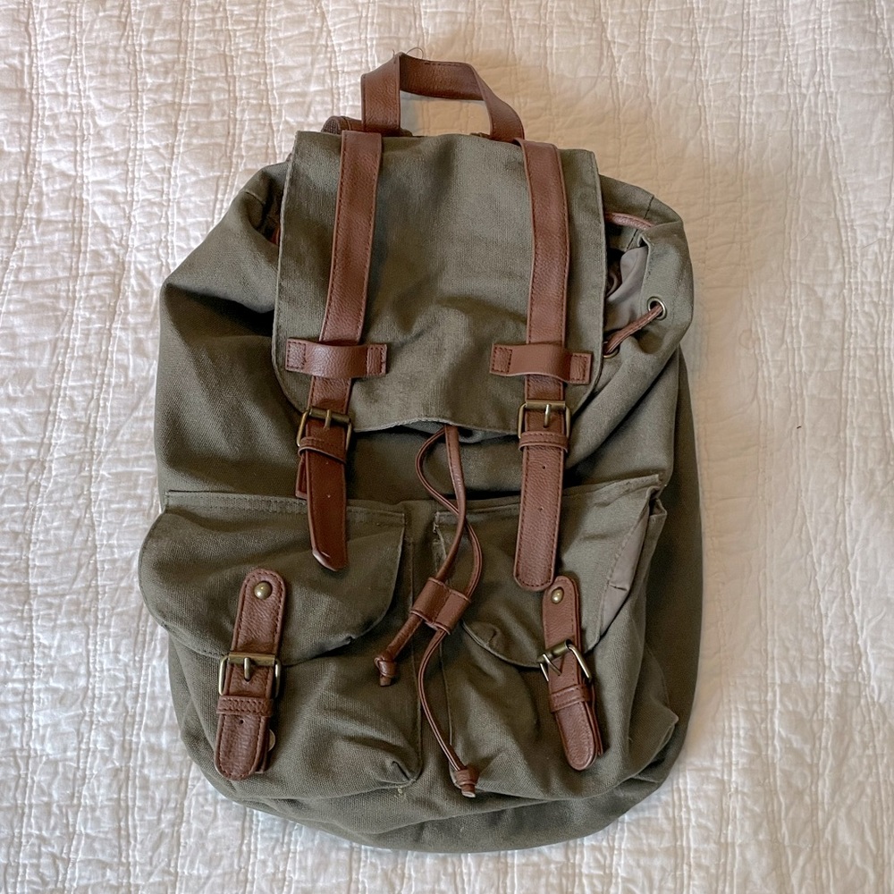 Mossimo army green backpack